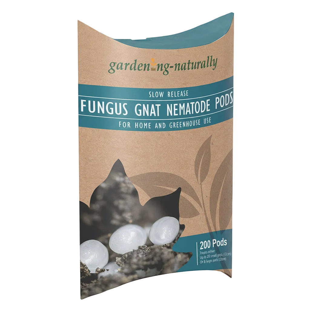 Pack of fungus gnat nematode slow realease pods